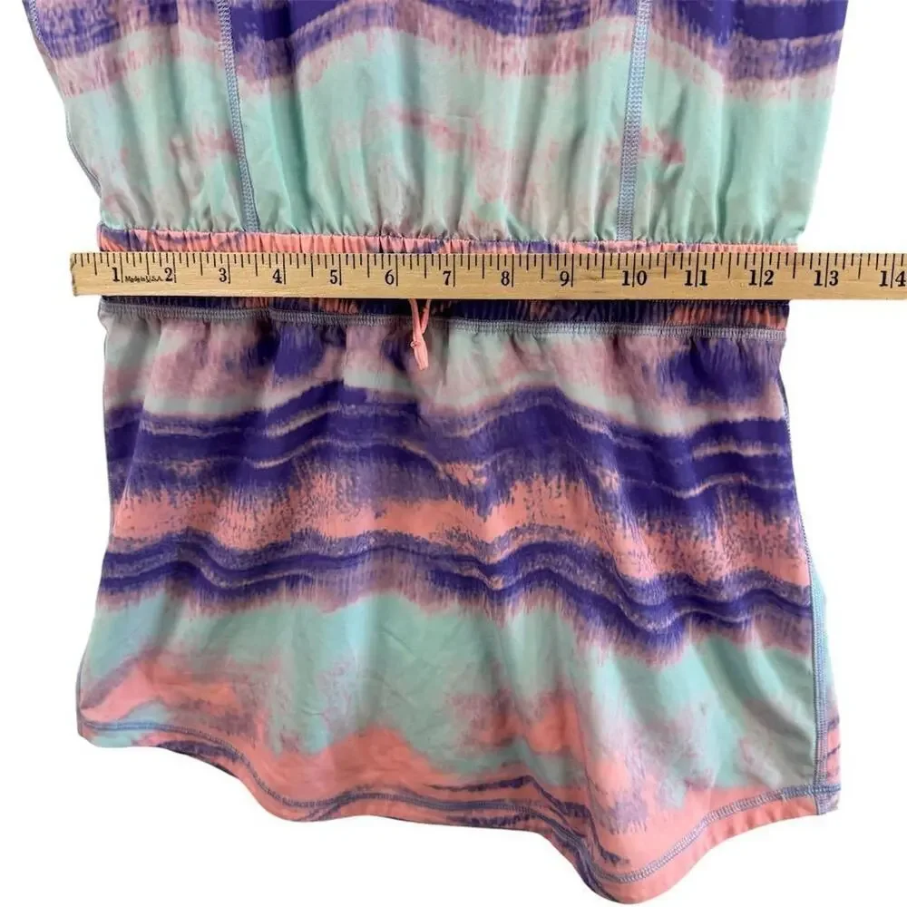 Ivivva Girls Sleeveless Colorblock Dress 12 Casual Athleisure READ‎ Lululemon - Picture 7 of 8